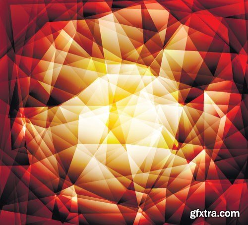 Abstract & Polygonal Design Background, 25x EPS