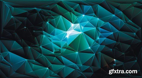 Abstract & Polygonal Design Background, 25x EPS