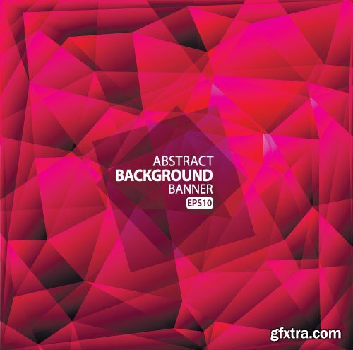 Abstract & Polygonal Design Background, 25x EPS