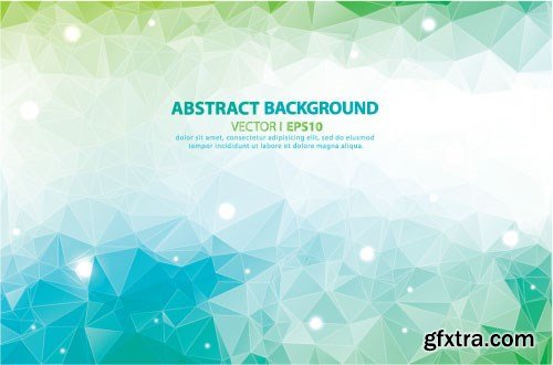 Abstract & Polygonal Design Background, 25x EPS