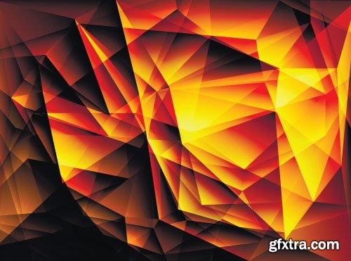 Abstract & Polygonal Design Background, 25x EPS