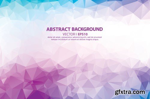 Abstract & Polygonal Design Background, 25x EPS