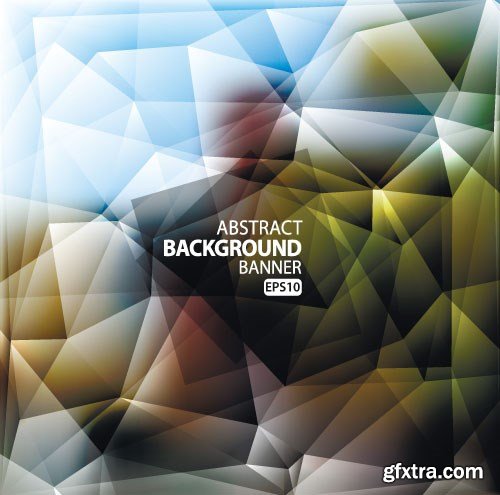 Abstract & Polygonal Design Background, 25x EPS