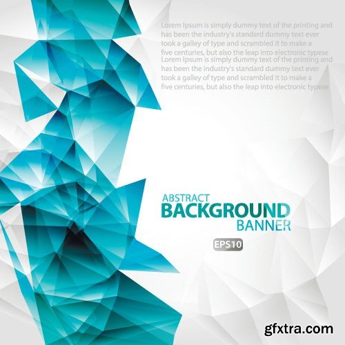 Abstract & Polygonal Design Background, 25x EPS