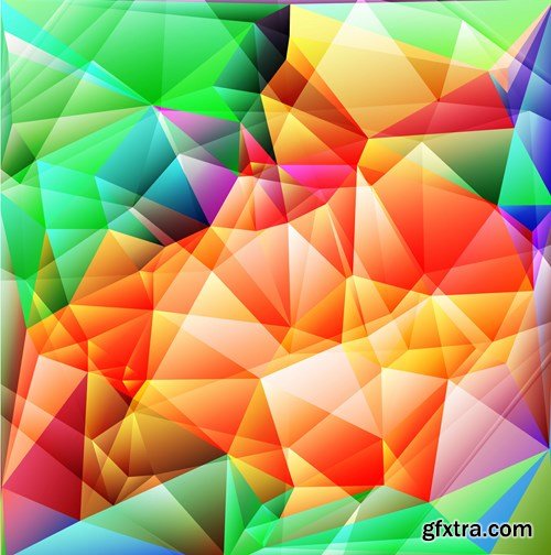 Abstract & Polygonal Design Background, 25x EPS