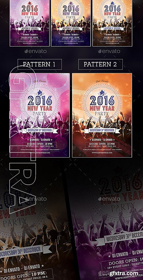 GraphicRiver - 2016 New Year Party Flyer Poster vol2 13134422