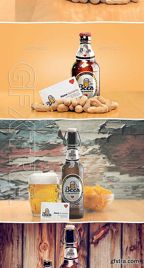 GraphicRiver - Beer Package & Branding Mock-up - Retro Edition 13220756