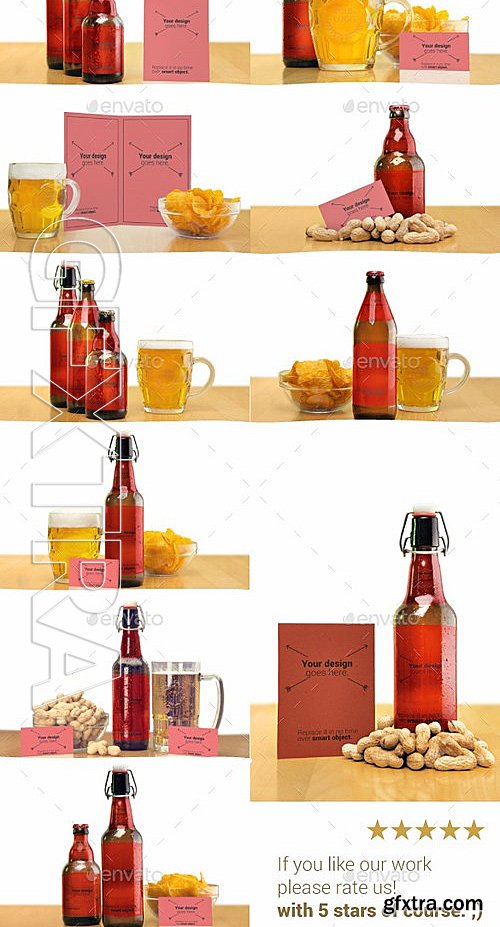 GraphicRiver - Beer Package & Branding Mock-up - Retro Edition 13220756