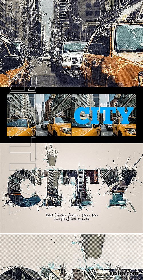 GraphicRiver - Paint Splatter - Photoshop Actions 13220611