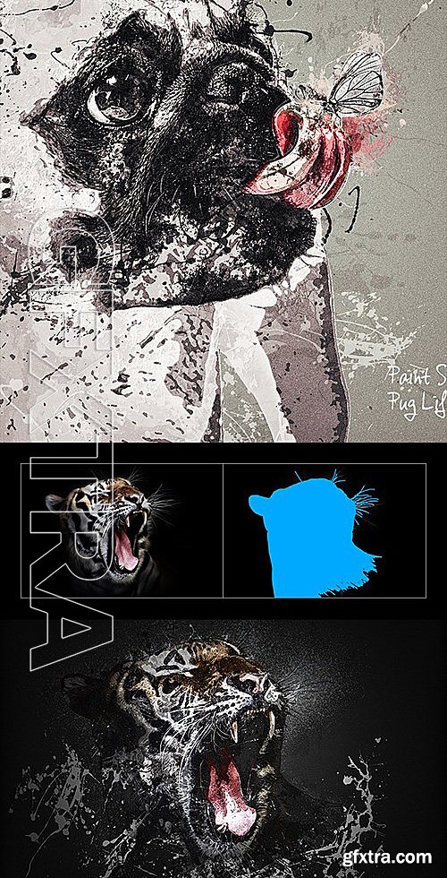 GraphicRiver - Paint Splatter - Photoshop Actions 13220611