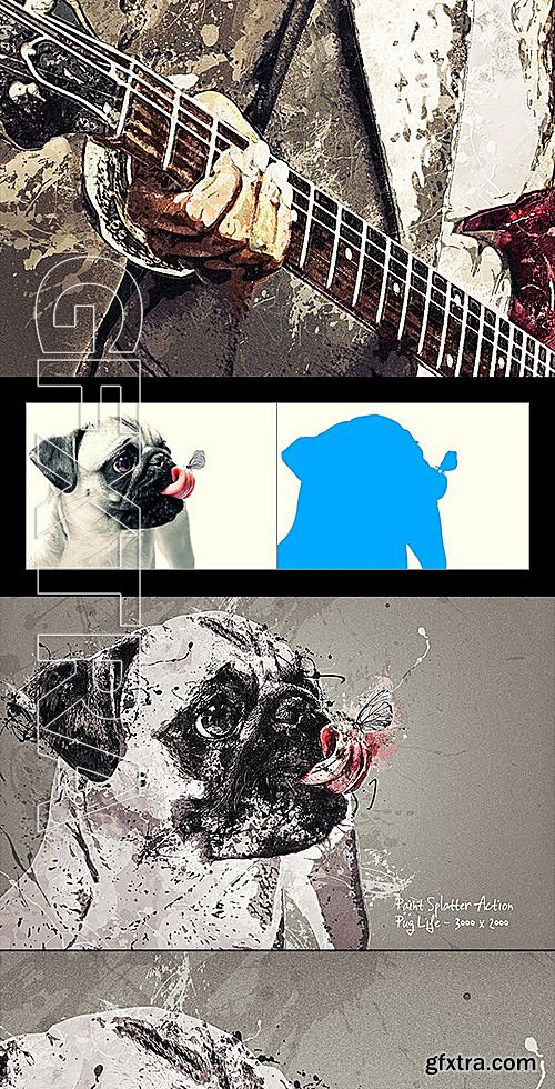 GraphicRiver - Paint Splatter - Photoshop Actions 13220611