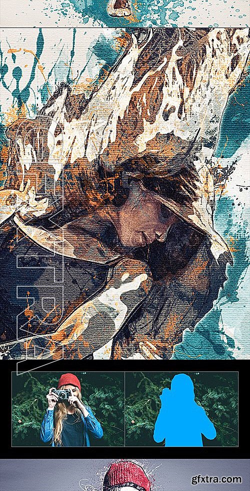 GraphicRiver - Paint Splatter - Photoshop Actions 13220611