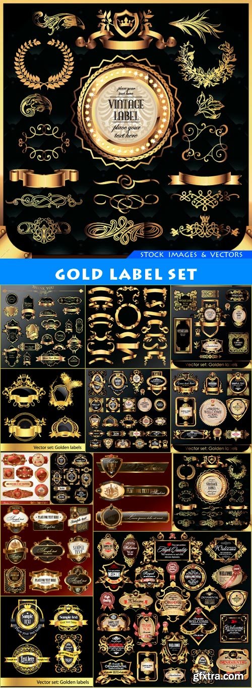 Gold label set 13X EPS