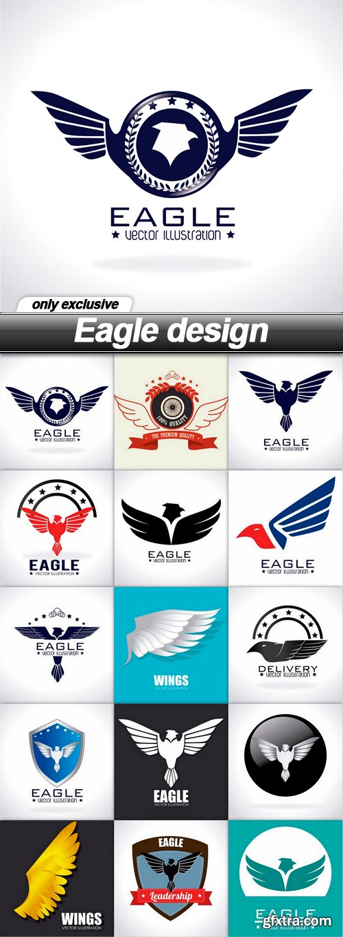 Eagle design - 15 EPS