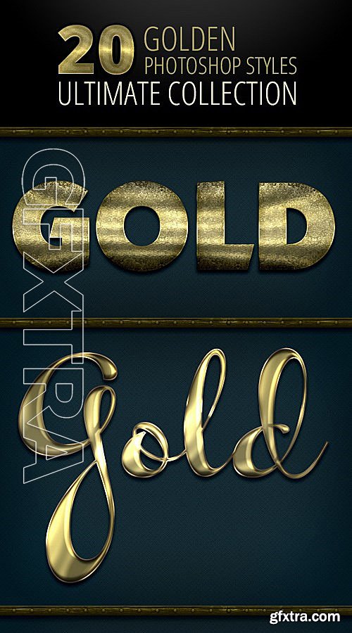 GraphicRiver - 20 Gold Styles - Ultimate Collection 13245869