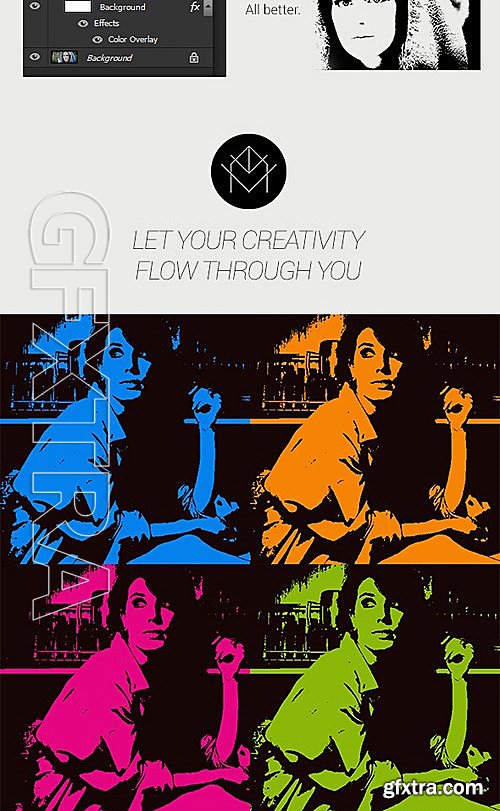 GraphicRiver - Pure Stencil Art Actions V4 Sticker Generator 13233740