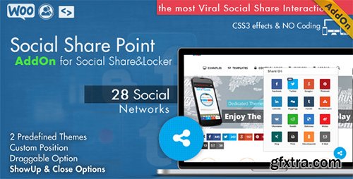 CodeCanyon - Social Share Point AddOn v1.1 - WordPress - 10916438