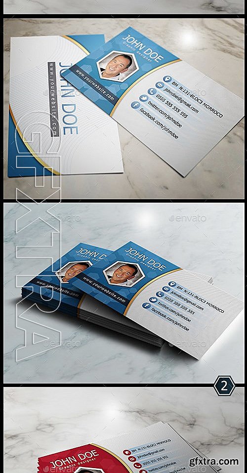 GraphicRiver - 3 Corporate Business Card - Bundle 13117757