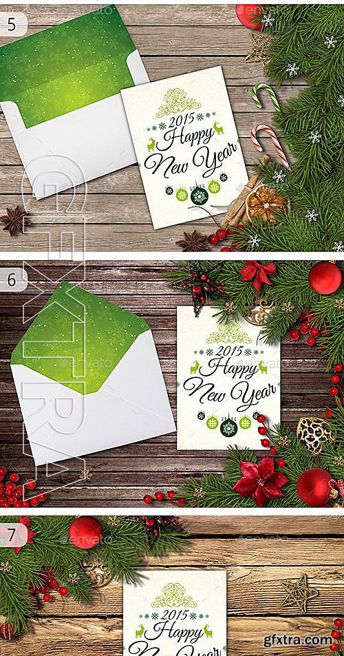 GraphicRiver - Happy New Year Cards And Invites Mockup Maker 12701120