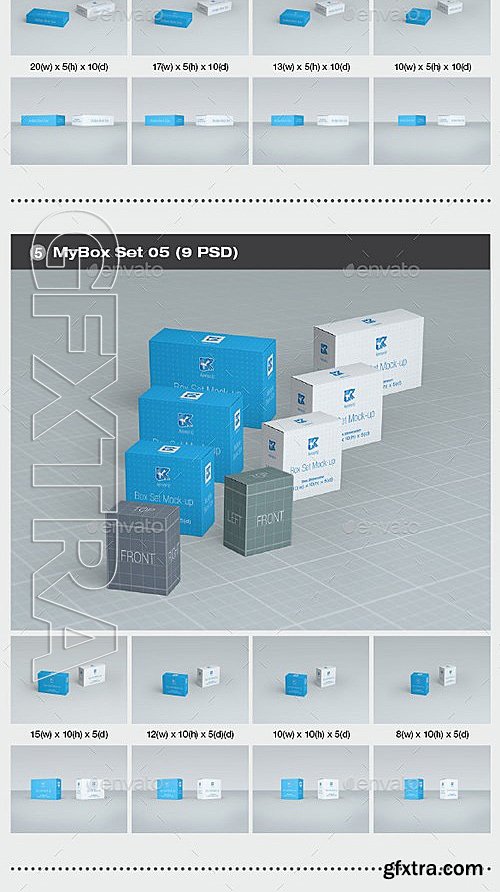 GraphicRiver - MyBox Set Mock-up Bundle 13179730