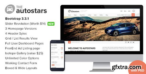 ThemeForest - AutoStars v1.2 - Responsive Car Dealership Template - 10108795