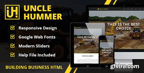 ThemeForest - Uncle Hummer v1.0 - Responsive HTML Building Template - 7822287