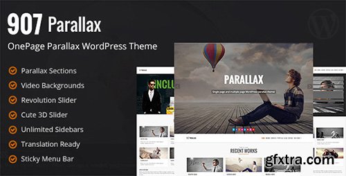 ThemeForest - 907 v3.1.16 - Responsive WP One Page Parallax - 4087140