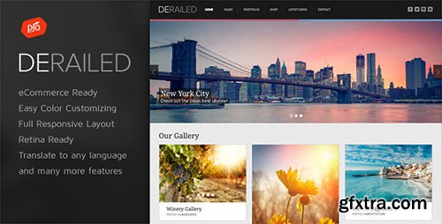 ThemeForest - DeRailed v1.8 - Photography & Portfolio Theme - 6828790