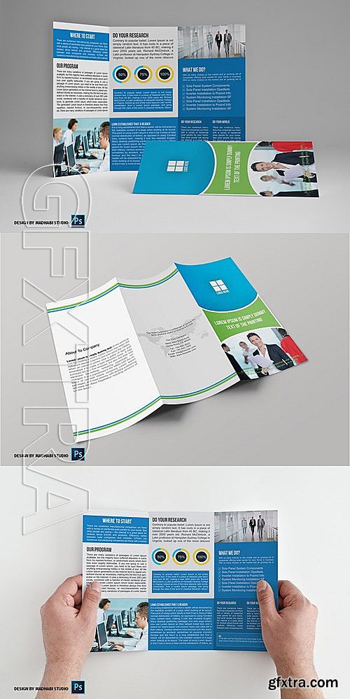 CM - Trifold Business Brochure Vol04 399624