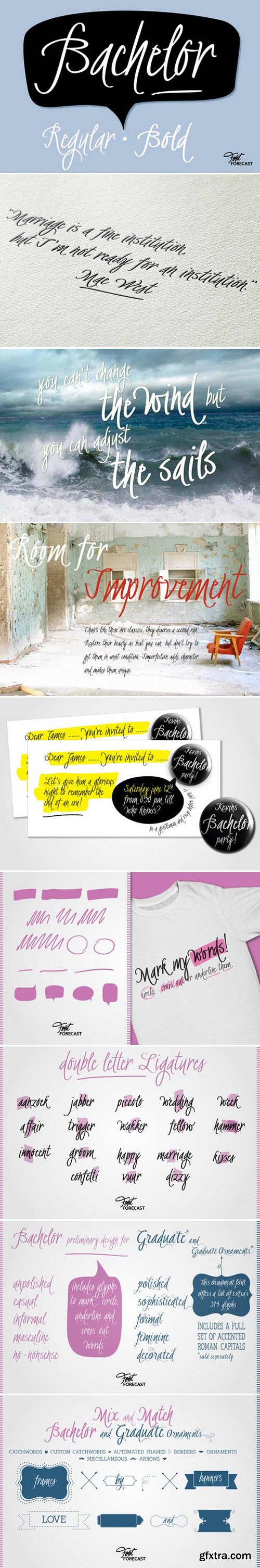 CM - Bachelor Script Fonts 397187