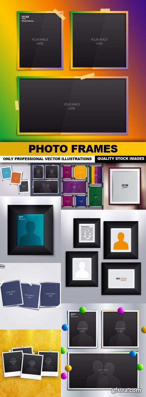 Photo Frames - 10 Vector