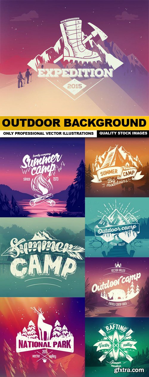 Outdoor Background - 8 Vector