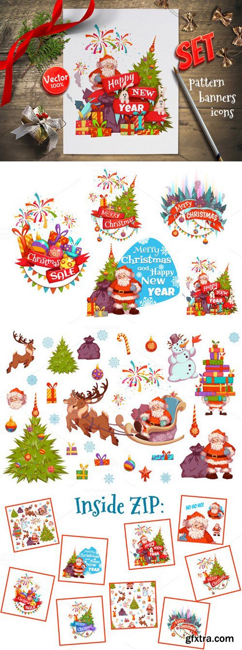 CM - Christmas banners set 399606