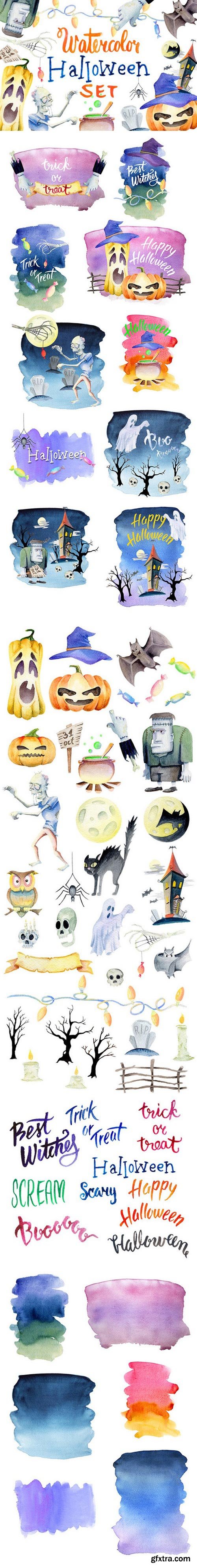 CM - Watercolor Halloween Set 399511