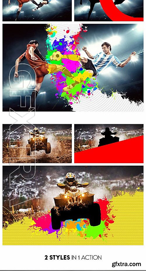 GraphicRiver - Overpainted Photoshop Action 13270812