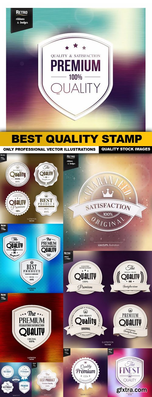 Best Quality Stamp - 10 Vector