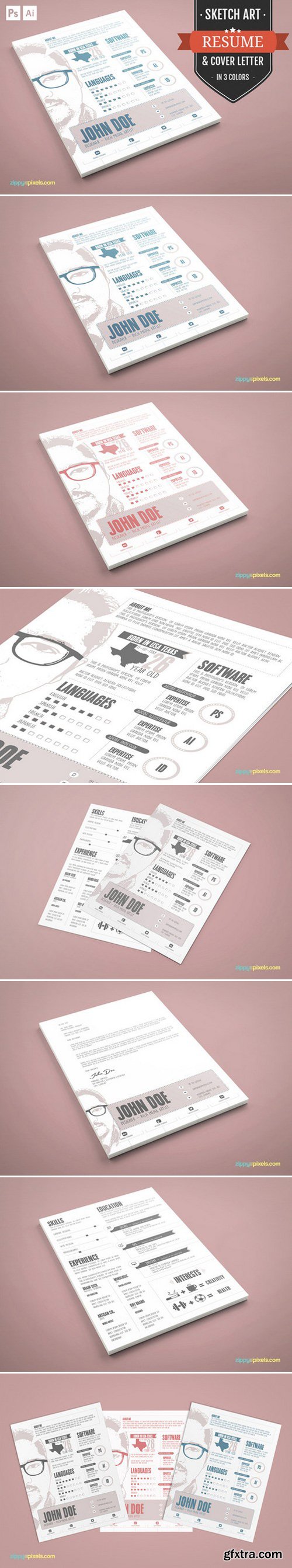 CM - Graphic Designer Resume/CV Template 394675