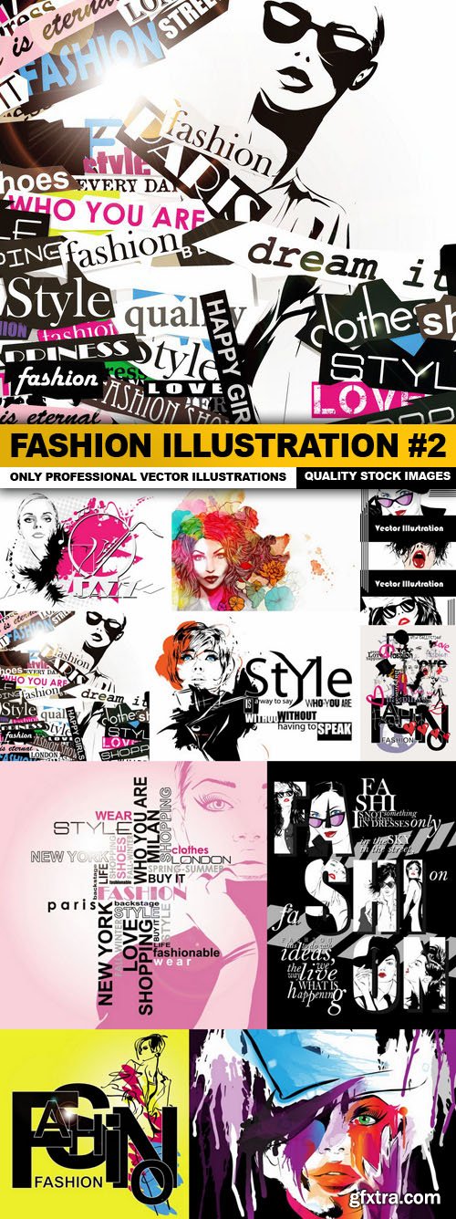 Fashion Illustration #2 - 10 Vector