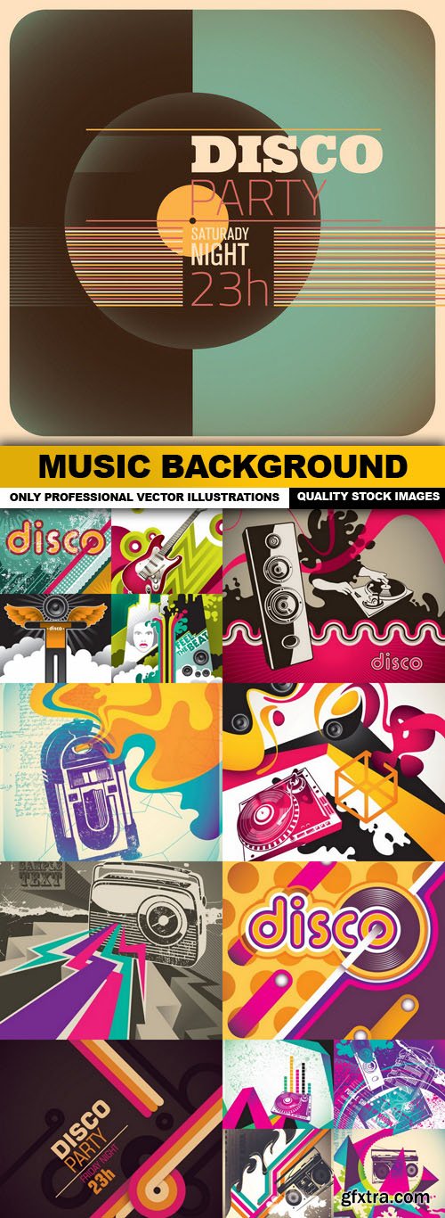 Music Background - 15 Vector