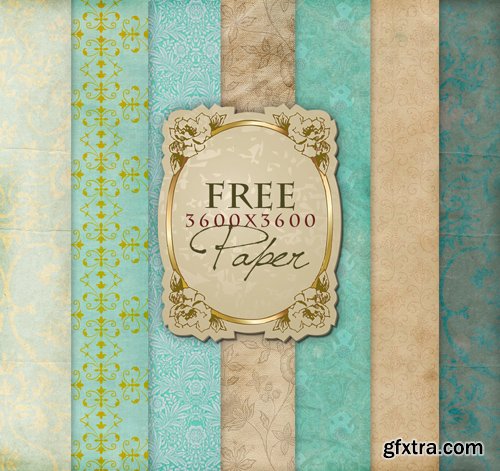 Ornamental Background Textures in Vintage Style