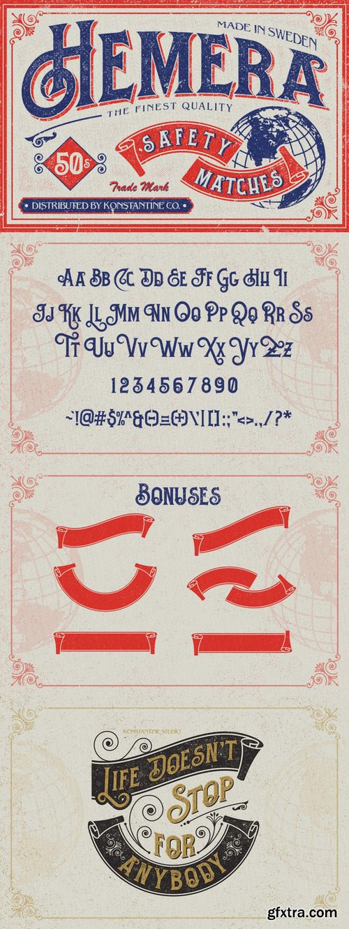 CM - Hemera Typeface 124358