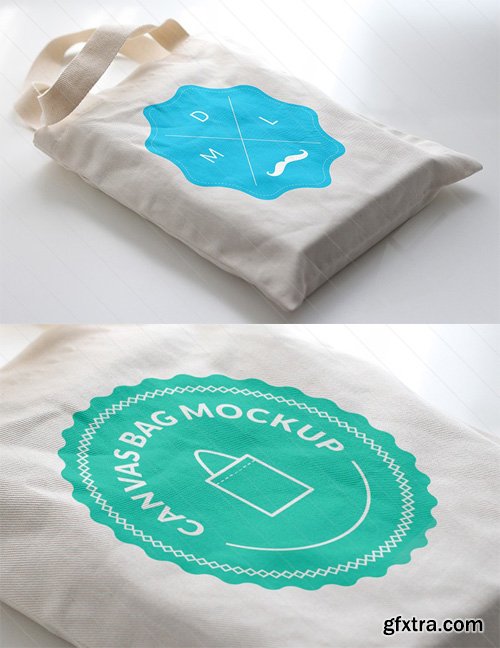 Canvas Bag Logo Mockup