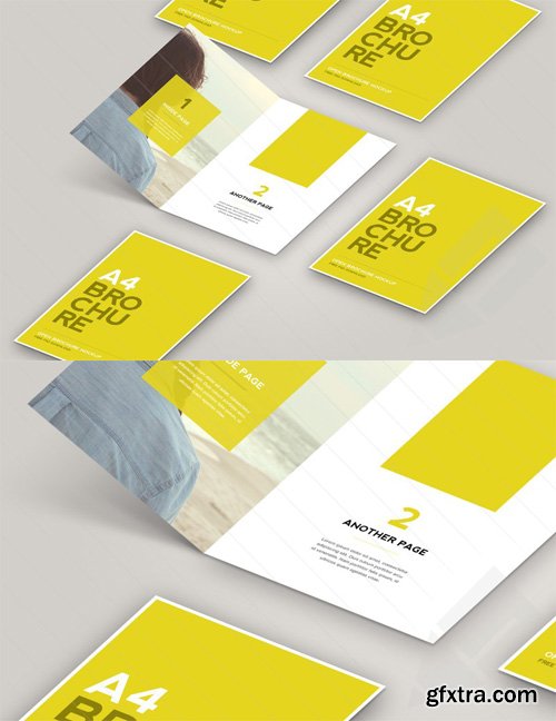 Open Brochure Mockup