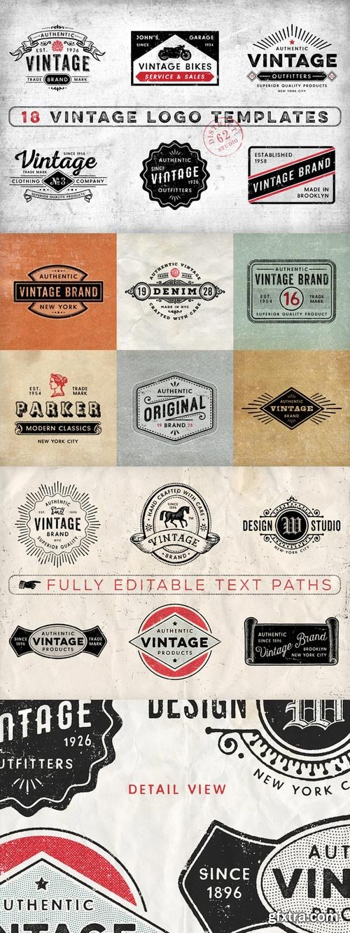 CM - VINTAGE LOGO TEMPLATES 367173