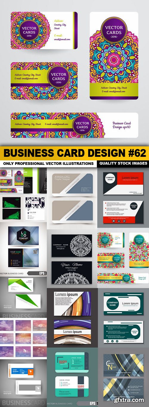 Business Card Design #62 - 16 Vector