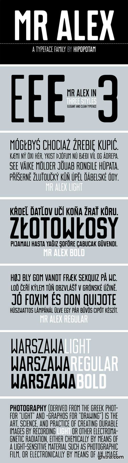 Mr Alex Font Family