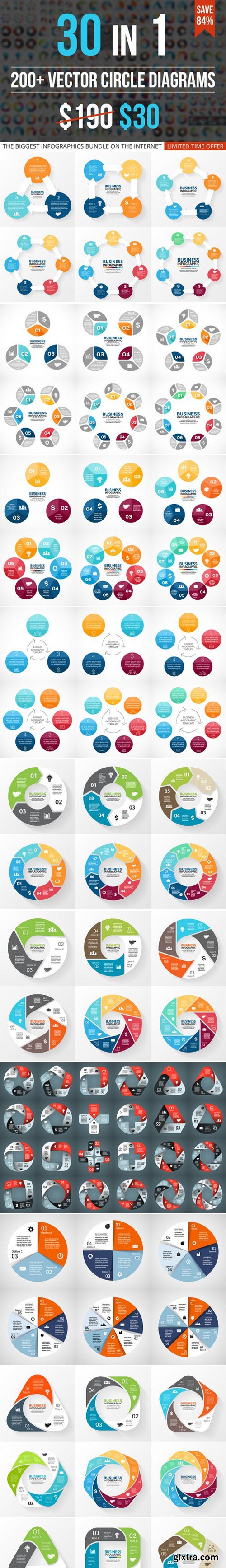 CM - Circle Diagrams For Infographics 400216