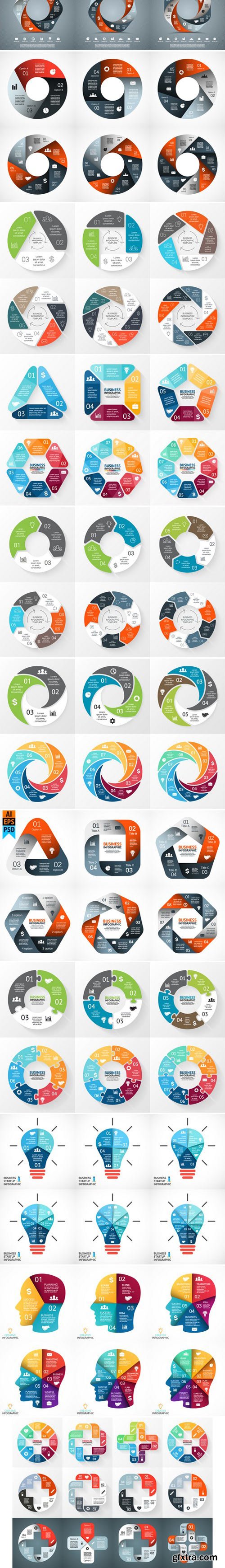 CM - Circle Diagrams For Infographics 400216