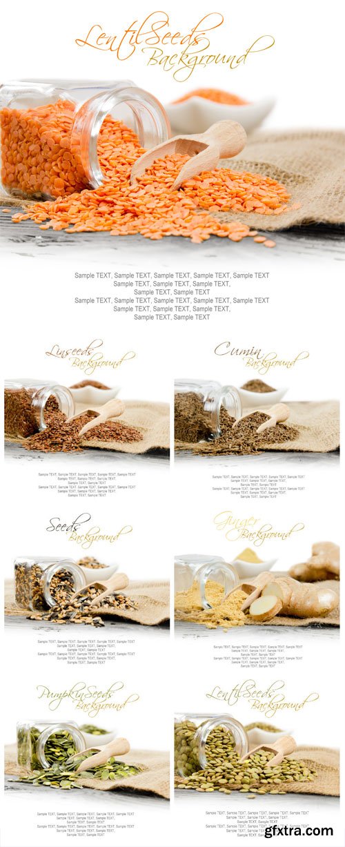 Cereals, grains and spices