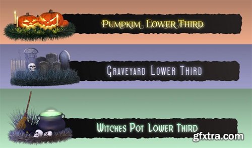 Videohive Halloween Lower Thirds 5883473